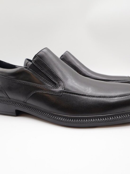 Hush Puppies Leverage Men\'s 12W Black Leather Waterproof Slip-On Shoes main image 4